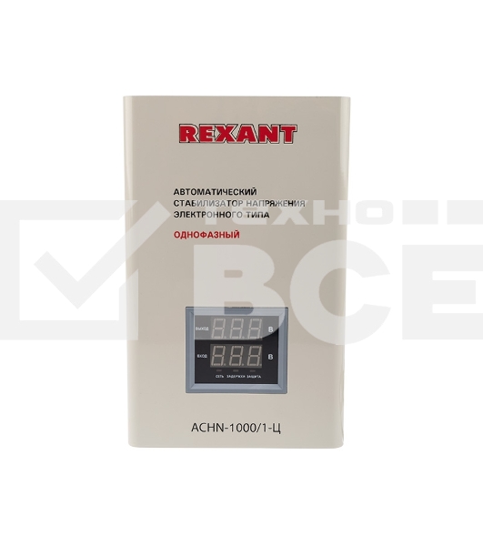 Стабилизатор напряжения настенный АСНN-1000/1-Ц Rexant