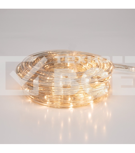 Дюралайт LED, свечение с динамикой (3W), 24 LED/м, ТЕПЛЫЙ БЕЛЫЙ, 14м