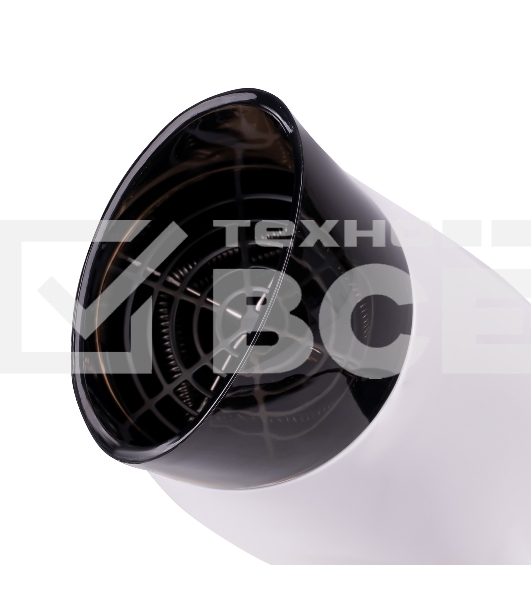 Фен для волос Galaxy Line GL 4344, белый, 1400Вт, 2 скорости потока воздуха, складная ручка, подвесная петля