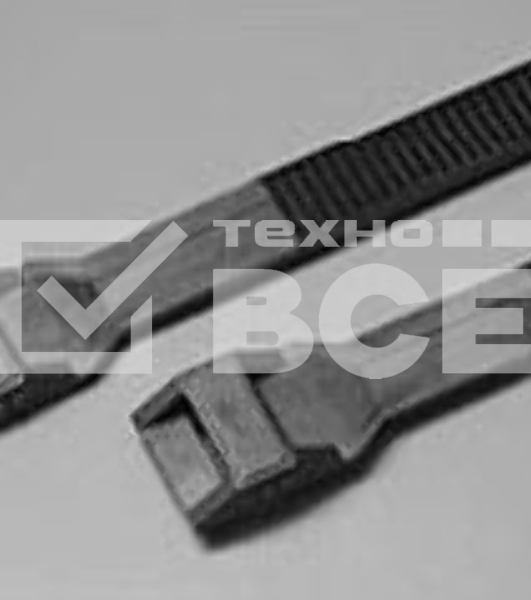 Стяжка эластомерная Hyperline GTN-360HDB 360x8.6 мм (упак: 100 шт) полиамид черный