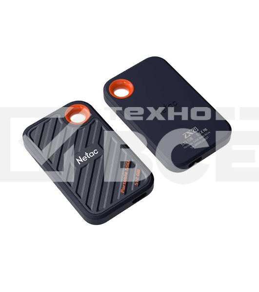 Внешний накопитель SSD Netac ZX20 512GB USB 3.2 Gen 2 Type-C NT01ZX20-512G-32BL