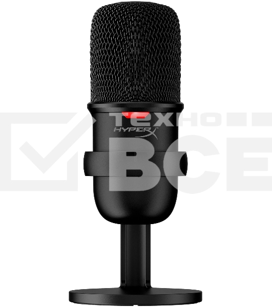 Микрофон проводной HyperX SoloCast 2м черный