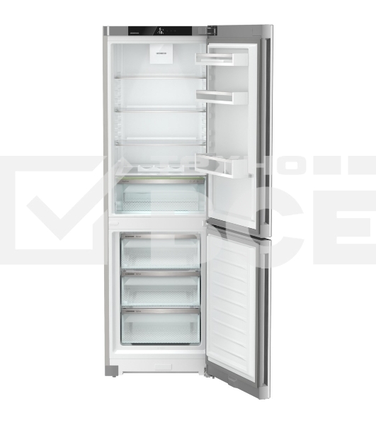 Холодильник Liebherr Pure CNsff 5203 серебристый двухкамерный 241/100л морозилка снизу