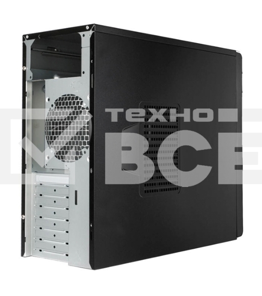 Компьютерный корпус EAR002BG [6151358] w/o psu, Mid Tower, Black, Ext:5.25