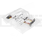 Кабель питания SATA ExeGate EX-CC-SATAM2F-0.15A (15pin M/2x15pinF, угловые разъемы, 0,15м), фото 1