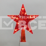 Светодиодная фигура на елку Neon-night Звезда красная 15см, 10 LED, постоянное свечение, 230В, фото3