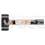 Кувалда Sparta 2000 г, кованая головка, деревянная двухцветная рукоятка, фото 1