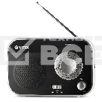 Радиоприемник Vitek VT-3593 (BK) Выходная мощность 1 вт. Динамики 1.Тип батареек UM-2/C, фото3