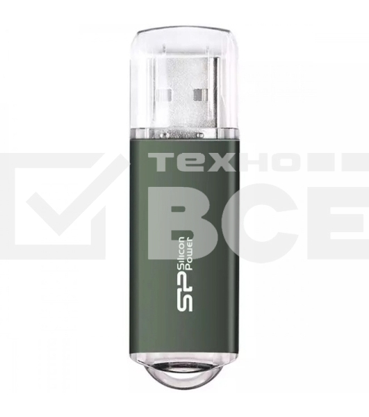 Флеш диск Silicon Power Ultima II, 64Gb USB 2.0, Зеленый