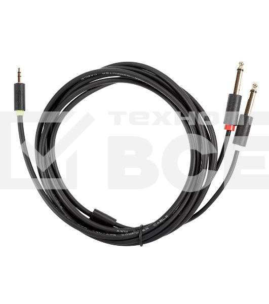 Кабель-адаптер 3.5ST(M)/2X6.35 ST(M), 3м, Telecom PRO <TAV6168-3M>