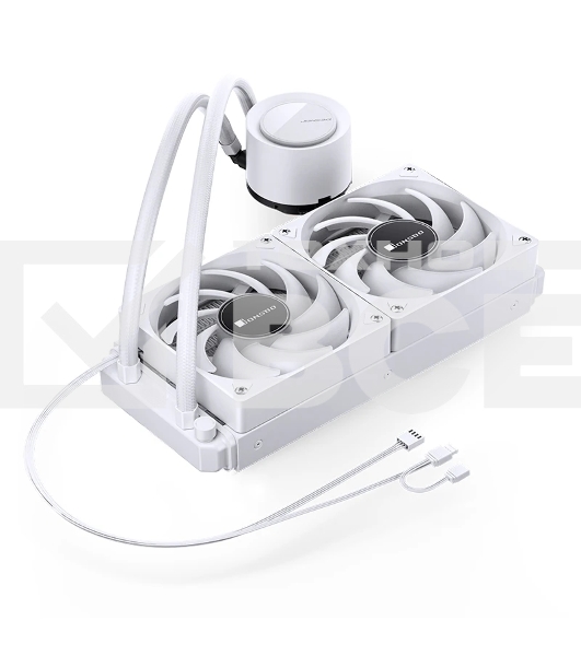 Система жидкостного охлаждения JONSBO TG-240 белый 120мм алюминий+медь 1800rpm 35.4db 4-pin 260W