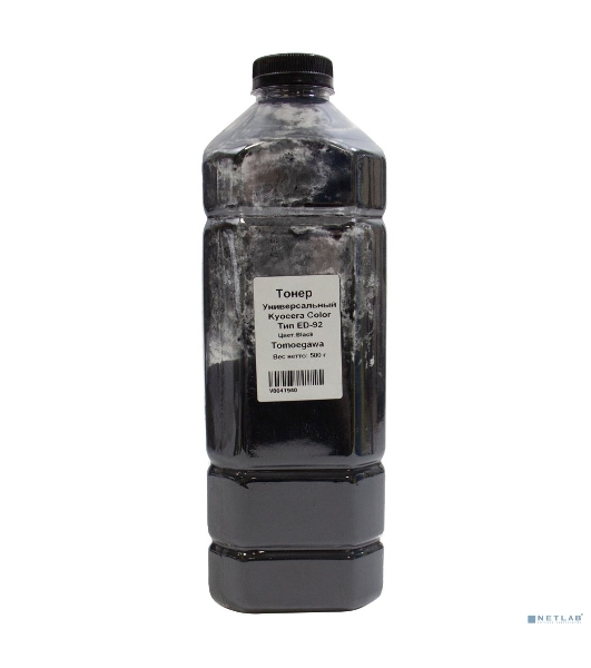 Тонер Tomoegawa Универсальный для Kyocera Color, Тип ED-92, Bk, 500 г, канистра