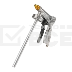 Пистолет Kranz для антигравийных и антикоррозийных составов с гибким и прямым соплом + регулятор давления, фото 1