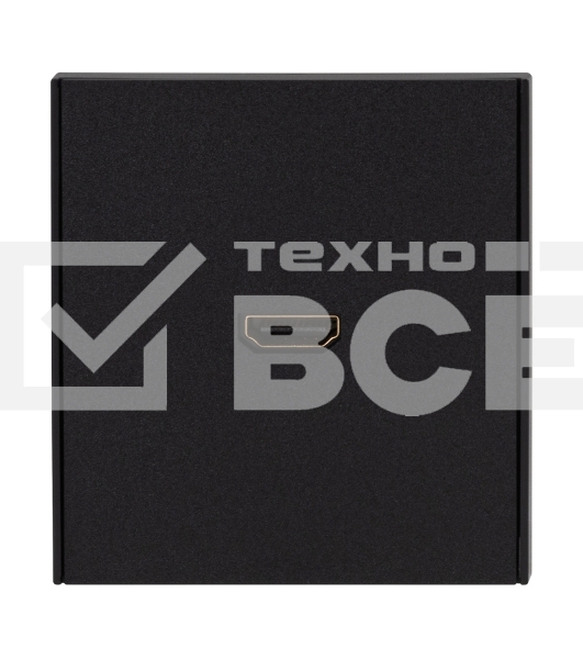 Розетка Kranz STRONG HDMI с/у антрацит