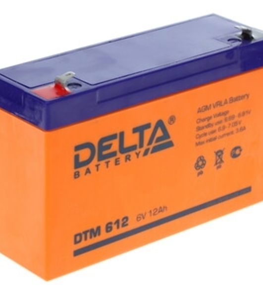 Батарея для ИБП Delta DTM 612 (6V, 12Ah)