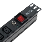 Блок распределения питания Lanmaster TWT-PDU19-10A8C3 гор.размещ. 8xC13 базовые 10A C14, фото2