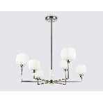 Люстра Ambrella light LH53001/6 SN/FR сатин никель/белый матовый G9*6 max 40W D690*680, фото7