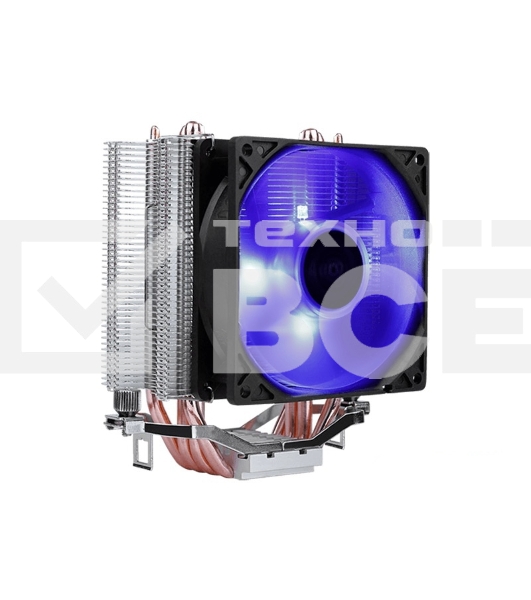 Кулер для процессора AeroCool / Formula Verkho 4 Lite серебристый, 90 мм, алюминий/медь, 2000 об/мин, 27 дБ, 4 pin, 125 Вт, 135 мм