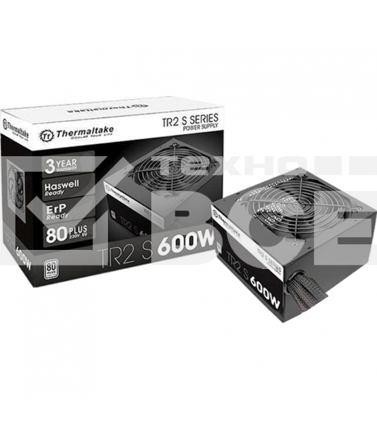 Блок питания Thermaltake TR2 S (PS-TRS-0600NPCWEU-2), 80 PLUS, 120мм, черный