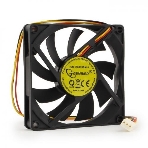 Вентилятор Gembird D8015ВM-3, 80x80x15 подшипник, 3 pin, провод 30 см , OEM 100, фото 1