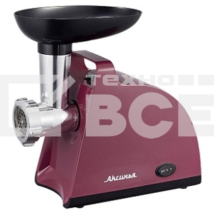 Мясорубка электрическая АКСИНЬЯ КС-2003 бордовый с черным : 2000 Вт (6)