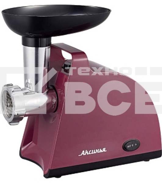 Мясорубка электрическая АКСИНЬЯ КС-2003 бордовый с черным : 2000 Вт (6)