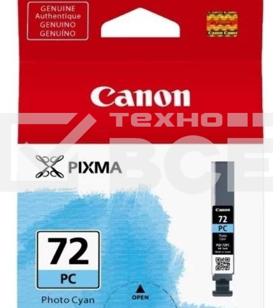 Картридж струйный Canon PGI-72PC (6407B001) фото-голубой (351 стр.) для Canon PRO-10