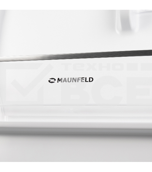 Холодильник Maunfeld MFF185SFSB черный мат. двухкамерный 211/104л морозилка снизу