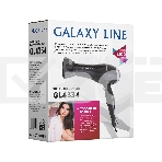 Фен для волос Galaxy Line GL 4334, черный, 2100 Вт, 2 скорости потока воздуха, 3 температурных режима, функция «холодный воздух», насадка-концентратор, подвесная петля, длина шнура питания 190 см, фото5