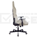 Кресло игровое Knight N1 Fabric бежевый Light-21, с подголов. крестовина металл, фото9