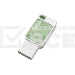 Флешка USB Netac UA31 (NT03UA31N-128G-32GN), 128Gb, USB 3.2, R/W 110/45, зеленый/белый, фото2