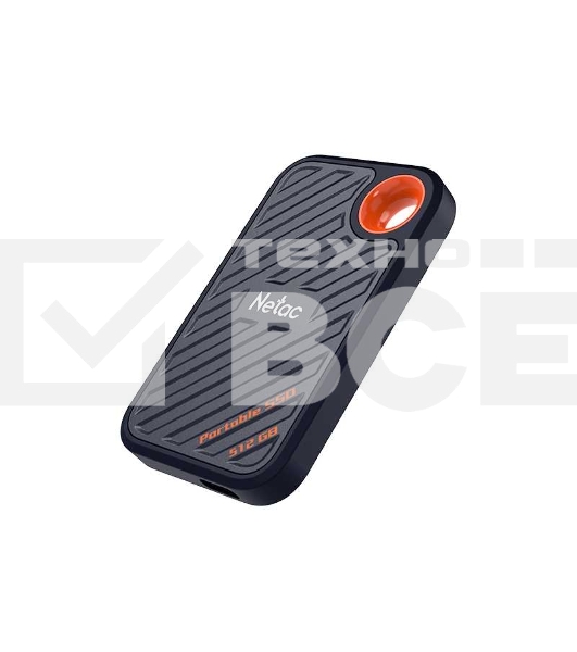 Внешний накопитель SSD Netac ZX20 512GB USB 3.2 Gen 2 Type-C NT01ZX20-512G-32BL