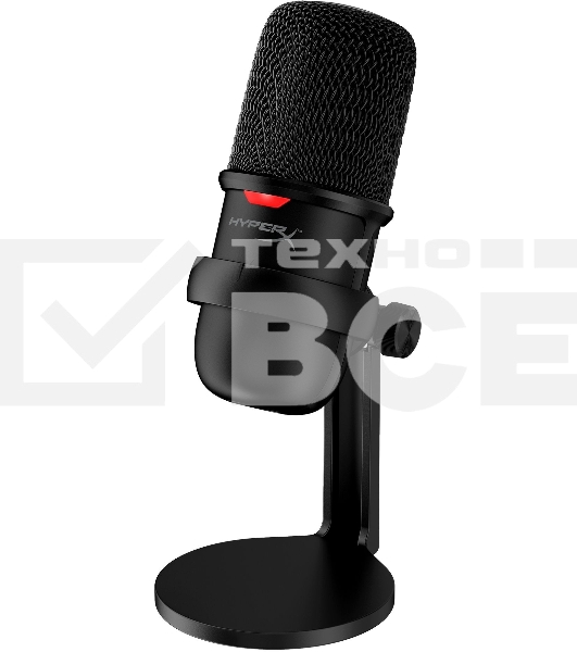 Микрофон проводной HyperX SoloCast 2м черный