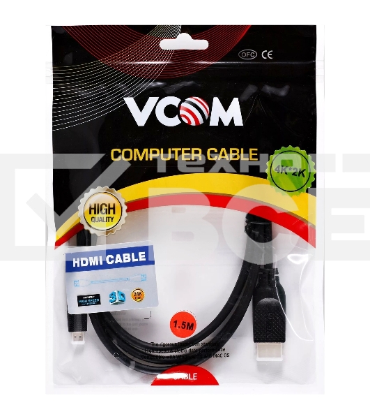 Кабель VCOM CG587-1.5M HDMI-19M --MicroHDMI-19M ver 2.0 1.5m VCOM <CG587-1.5M>
