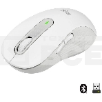 Мышь беспроводная Logitech Signature M650 L белый, 4000 dpi, радиоканал, Bluetooth, USB, кнопки - 5, фото17