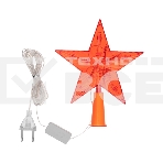 Светодиодная фигура на елку Neon-night Звезда красная 15см, 10 LED, постоянное свечение, 230В, фото2