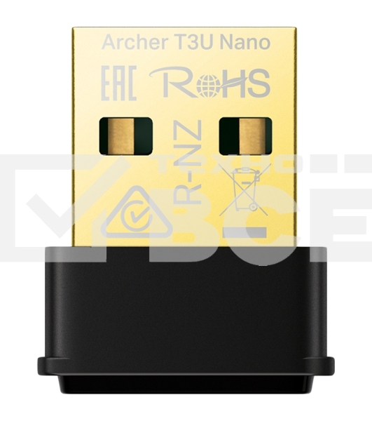 Ультракомпактный Wi-Fi USB-адаптер TP-Link Archer T3U Nano AC1300 с поддержкой MU-MIMO