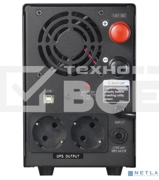 Источник бесперебойного питания Powercom Infinity INF-1100 770Вт 1100ВА черный