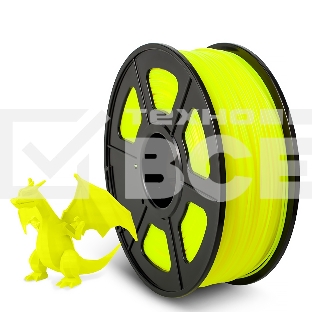 Филамент NVPRINT ABS Yellow для 3D печати диаметр 1.75мм  длина 330 метров  масса 1 кг