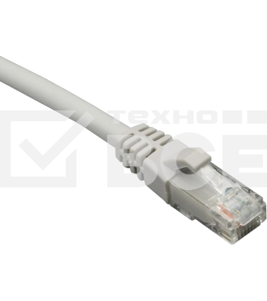 Патч-корд Suprlan 10-0169 UTP RJ-45 вил.-вилка RJ-45 кат.6 3м серый LSZH