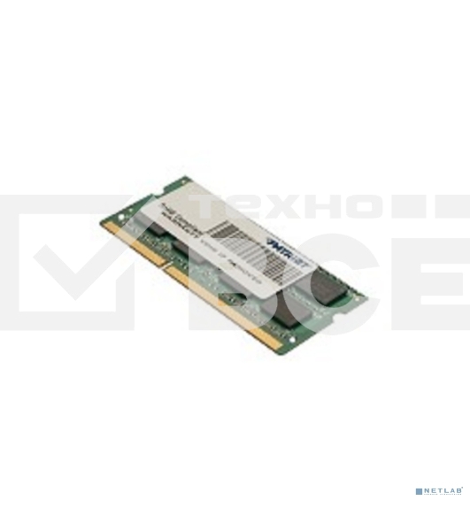 Оперативная память Patriot, DDR3L, 4GB (1x4 GB), 1600 MHz, CL11, SO-DIMM