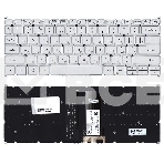 Клавиатура для ноутбука Acer Swift 3 SF313-51 серебристая с подсветкой, фото2