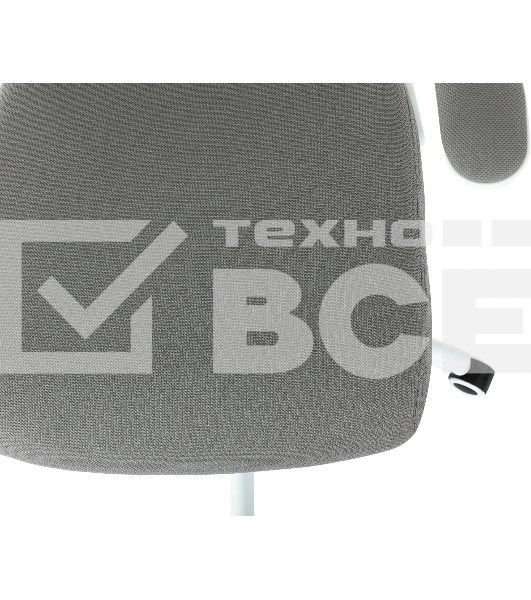 Кресло руководителя Бюрократ Sigma WH 1 серый, сетка/ткань, крестов. пластик, пластик белый