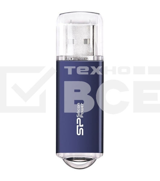 Флеш диск 64Gb Silicon Power Ultima II, USB 2.0, Синий