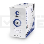 Кабель витая пара Cabeus UTP-4P-Cat.5e-SOLID-GY UTP (U/UTP), cat.5e, 4 пары 0,51мм (24 AWG), одножильный, серый (305 м), фото 1