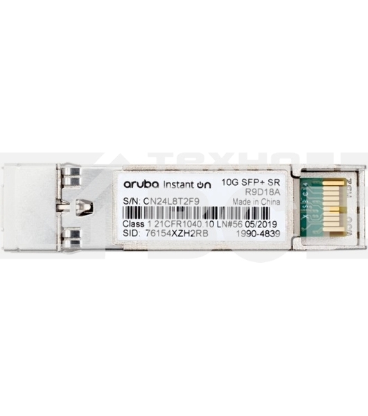 Трансивер HPE R9D18A#0D1 Aruba Instant On 10G SFP+ LC SR 300m OM3 MMF