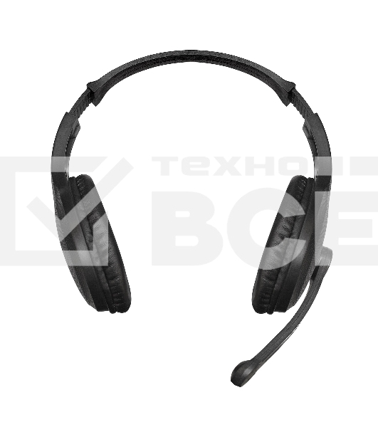 Гарнитура проводная ExeGate EX289748RUS Office HS-102S (3,5мм Jack интерфейс, длина кабеля 1,5м)