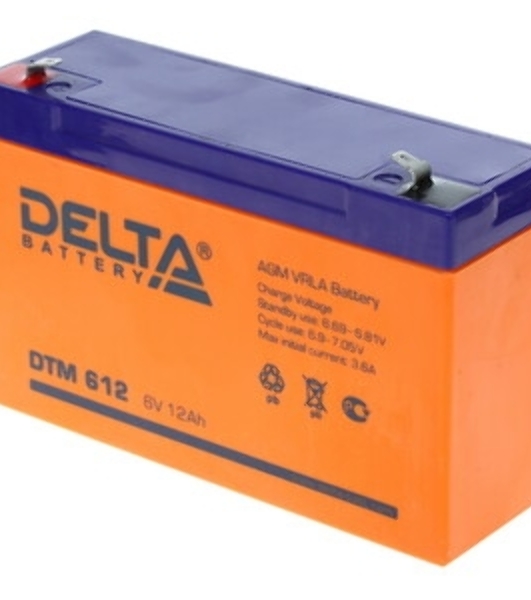 Батарея для ИБП Delta DTM 612 (6V, 12Ah)