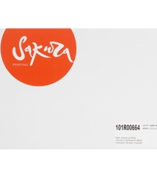 Фотобарабан Sakura 101R00664 для Xerox, черный, 10000 к.