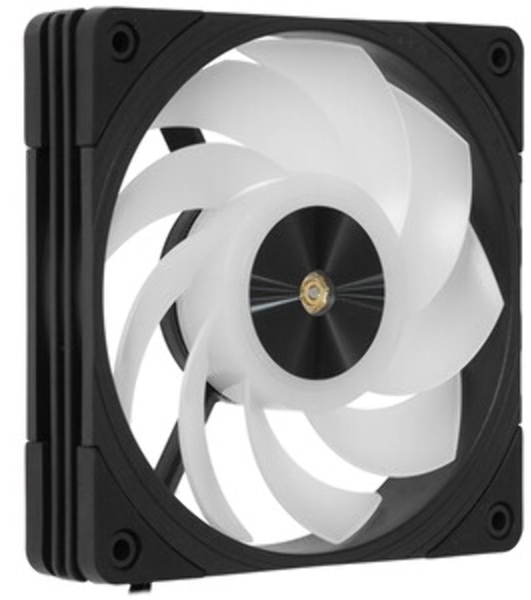 Кулер для корпуса Thermalright TL-M12R-S Reverse (124x120x25mm, 4-pin PWM, ARGB, 34.43CFM, 23.2dBA, 1500RPM, черный)